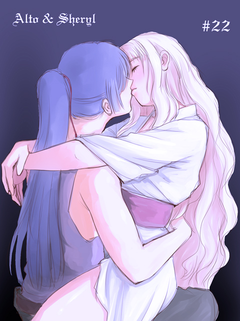 sheryl nome and saotome alto (macross and 1 more) drawn by niwatori_kokezou