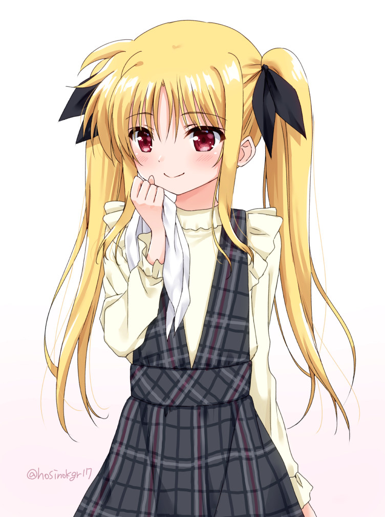 fate testarossa (lyrical nanoha and 1 more) drawn by hoshino_kagari
