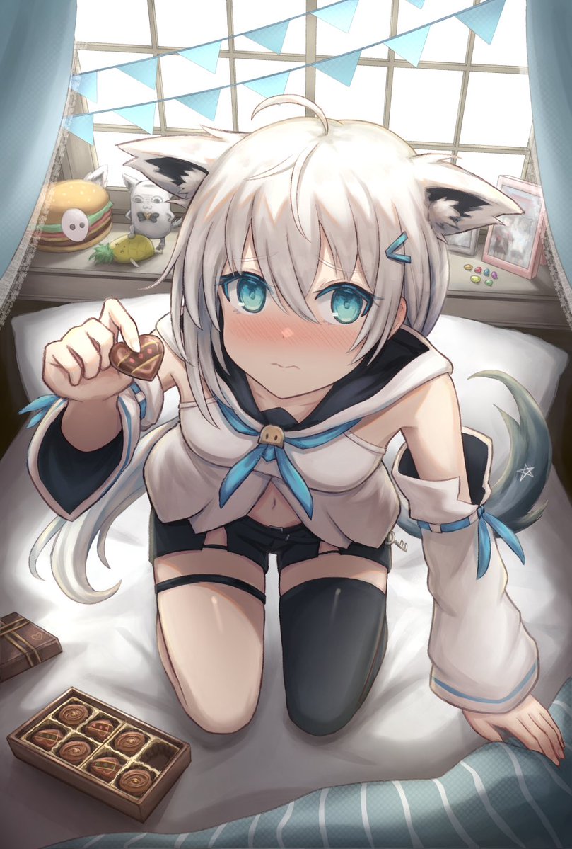 shirakami fubuki and miteiru (hololive) drawn by oridays