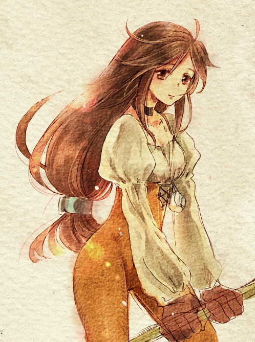 garnet til alexandros xvii (final fantasy and 1 more) drawn by takanamushi