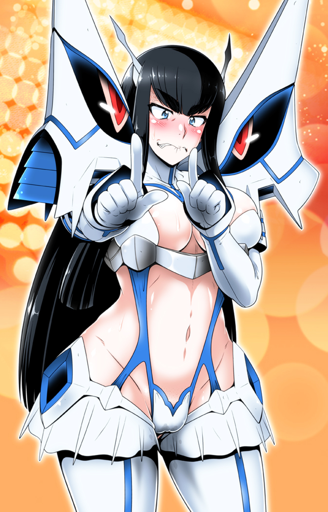 kiryuuin satsuki and junketsu (kill la kill) drawn by a-teru_haito