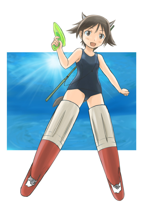 miyafuji yoshika (world witches series and 1 more) drawn by denden