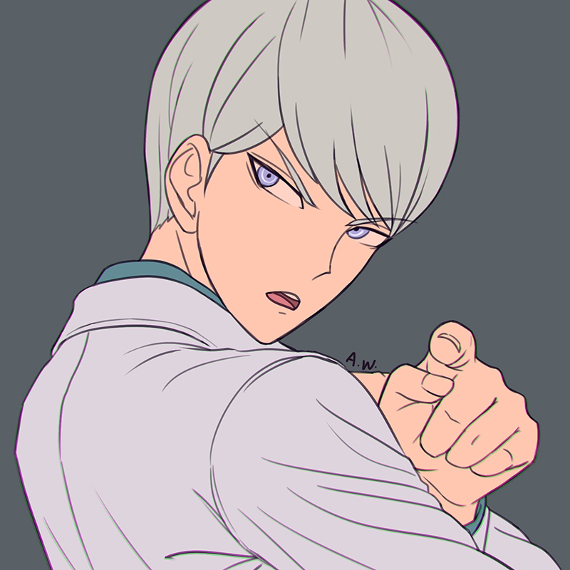 munakata kyousuke (danganronpa and 1 more) drawn by suika_no9