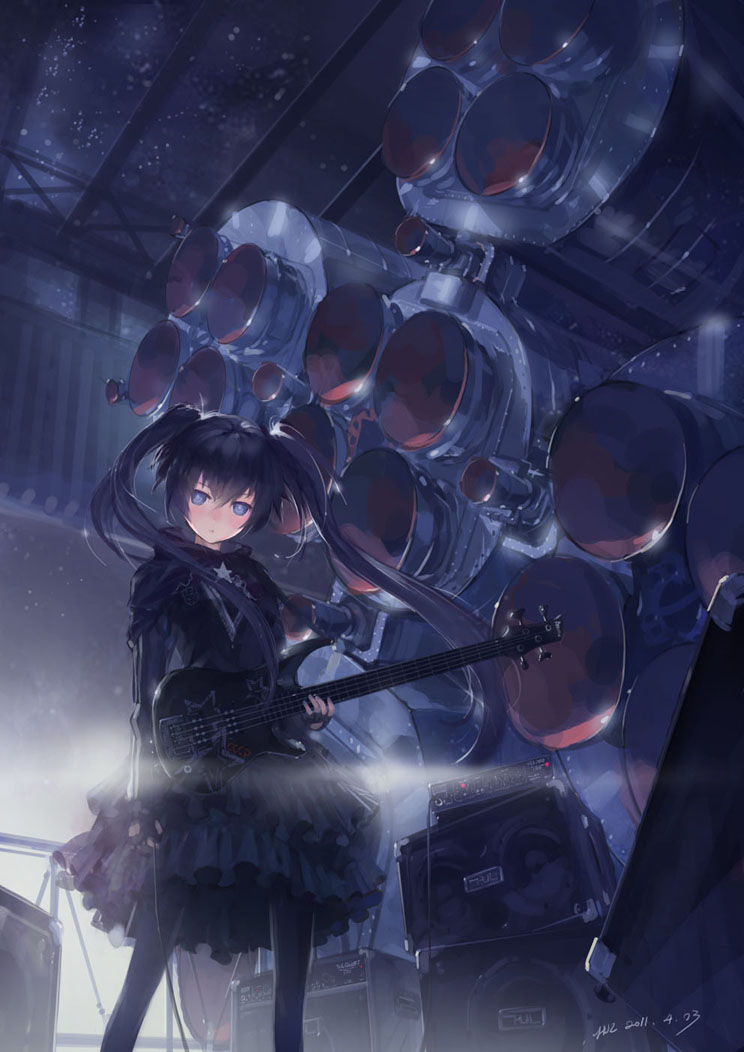 black rock shooter (black rock shooter) drawn by hjl