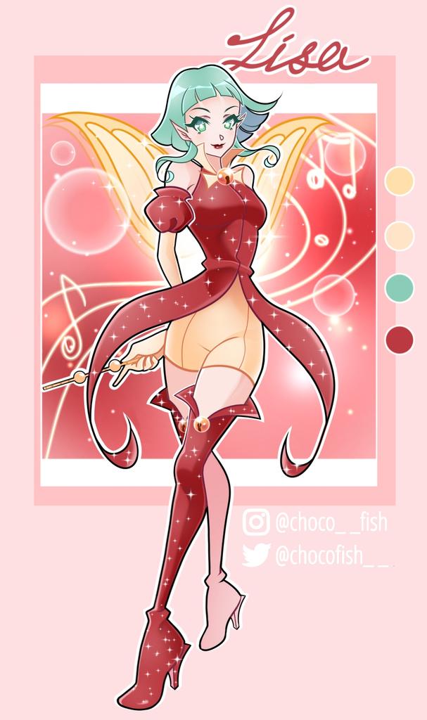 lisa (original and 1 more) drawn by chocofish