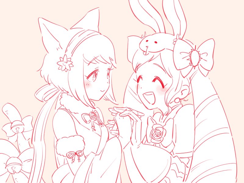 elise and sakura (fire emblem and 2 more) drawn by d0o00o0b