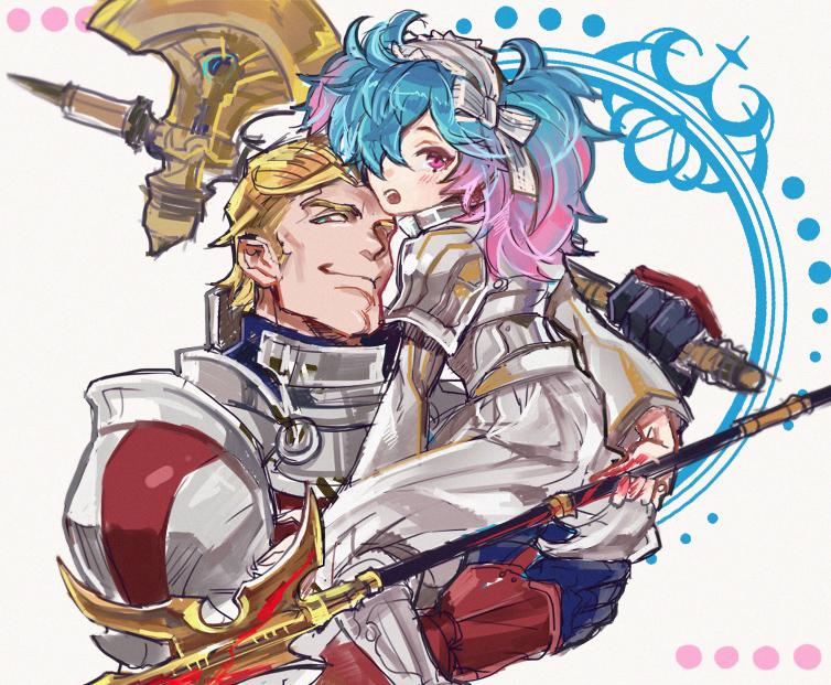 peri and arthur (fire emblem and 1 more) drawn by fisheep