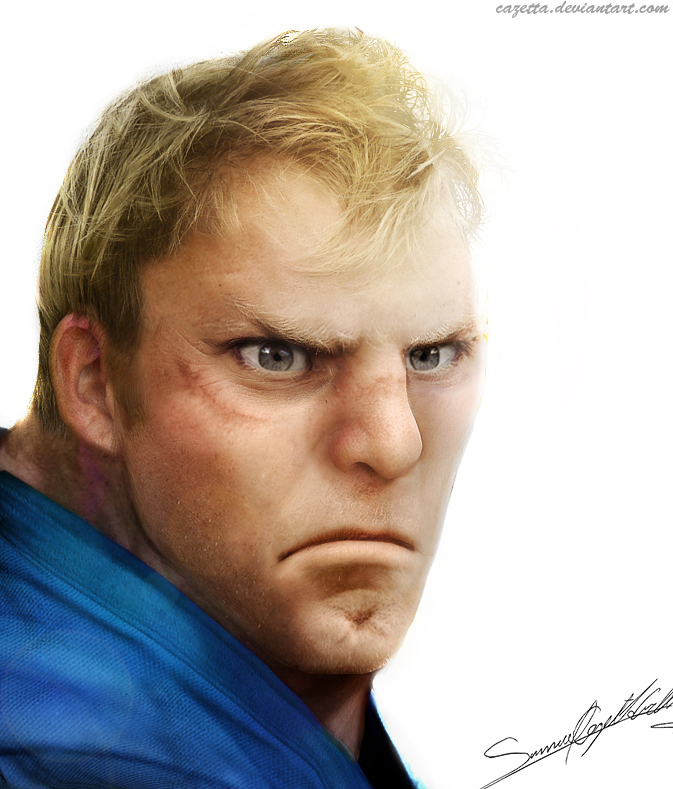 abel (street fighter and 1 more) drawn by cazetta
