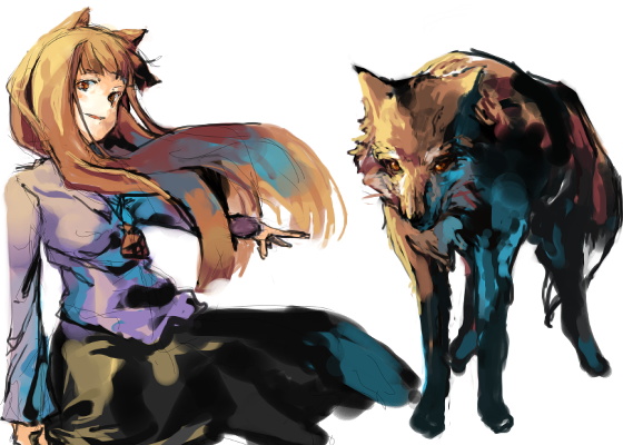 holo (spice and wolf) drawn by myu_(neorosi)