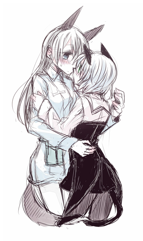 sanya v. litvyak and eila ilmatar juutilainen (world witches series and 1 more) drawn by tadano_kagekichi