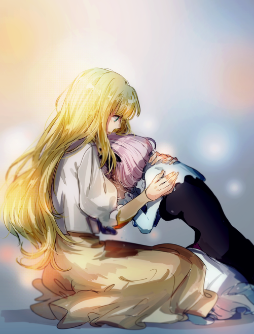 asseylum vers allusia and lemrina vers envers (aldnoah.zero) drawn by shokupa_(skp300)