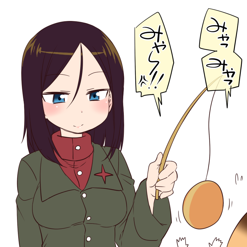 serval, katyusha, and nonna (girls und panzer and 1 more) drawn by hanya_(hanya_yashiki)