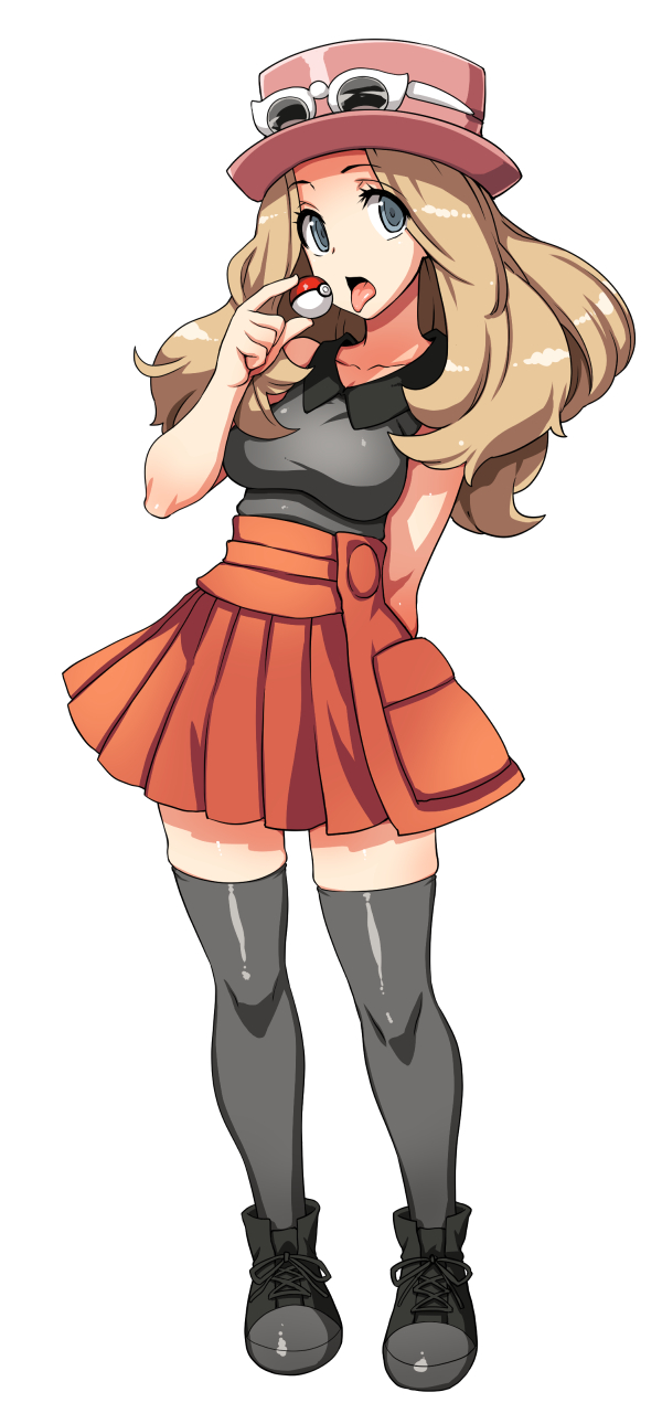serena (pokemon and 1 more) drawn by denki_showgun