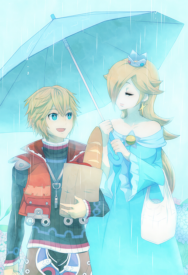 rosalina and shulk (mario and 4 more) drawn by poo