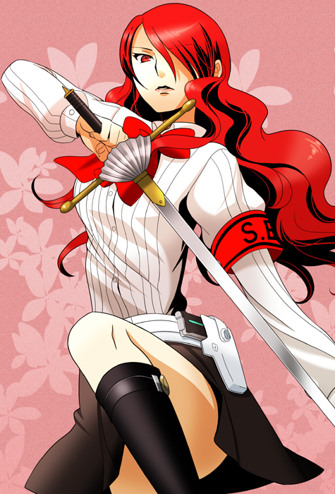 kirijou mitsuru (persona and 1 more) drawn by sumii_(fumiki7)