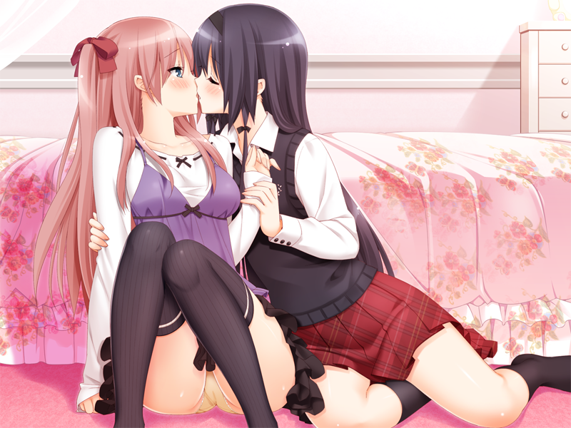 azumi risa and ayase miya (sono hanabira ni kuchizuke wo) drawn by kani_biimu