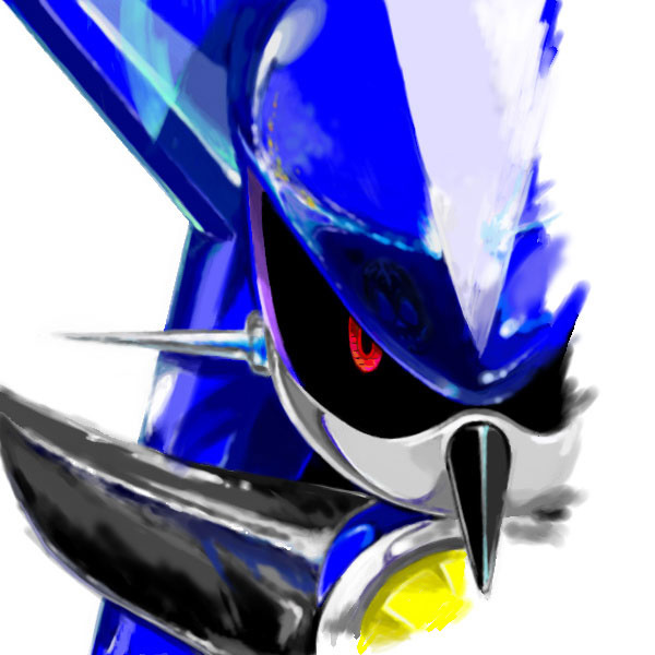 metal sonic and neo metal sonic (sonic and 1 more) drawn by manaita