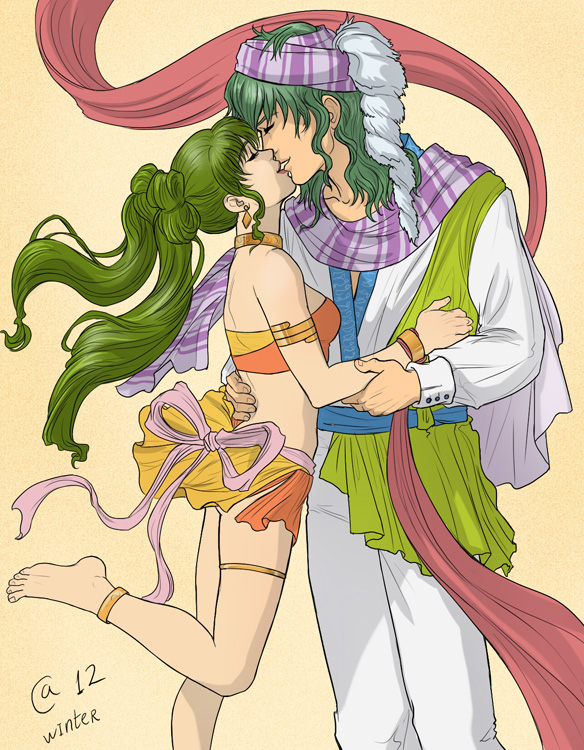 lewyn and silvia (fire emblem and 1 more) drawn by autumn-sacura