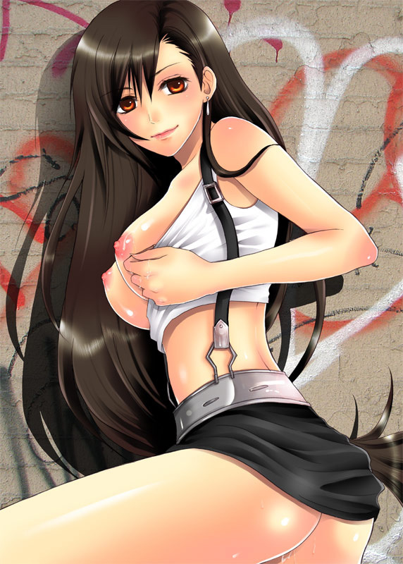 tifa lockhart (final fantasy and 1 more) drawn by random_(ningen_modoki)