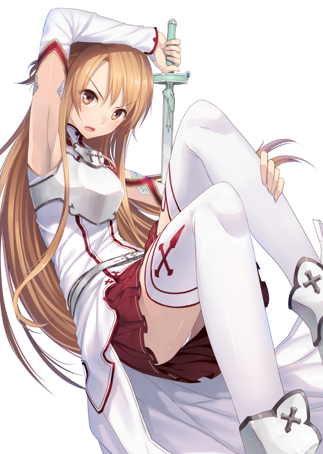 asuna (sword art online) drawn by izumi_sai