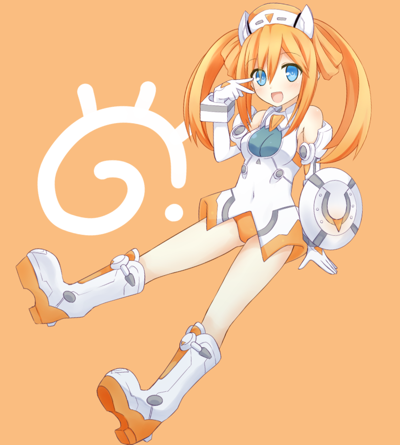 orange heart (neptune and 1 more) drawn by agumilk
