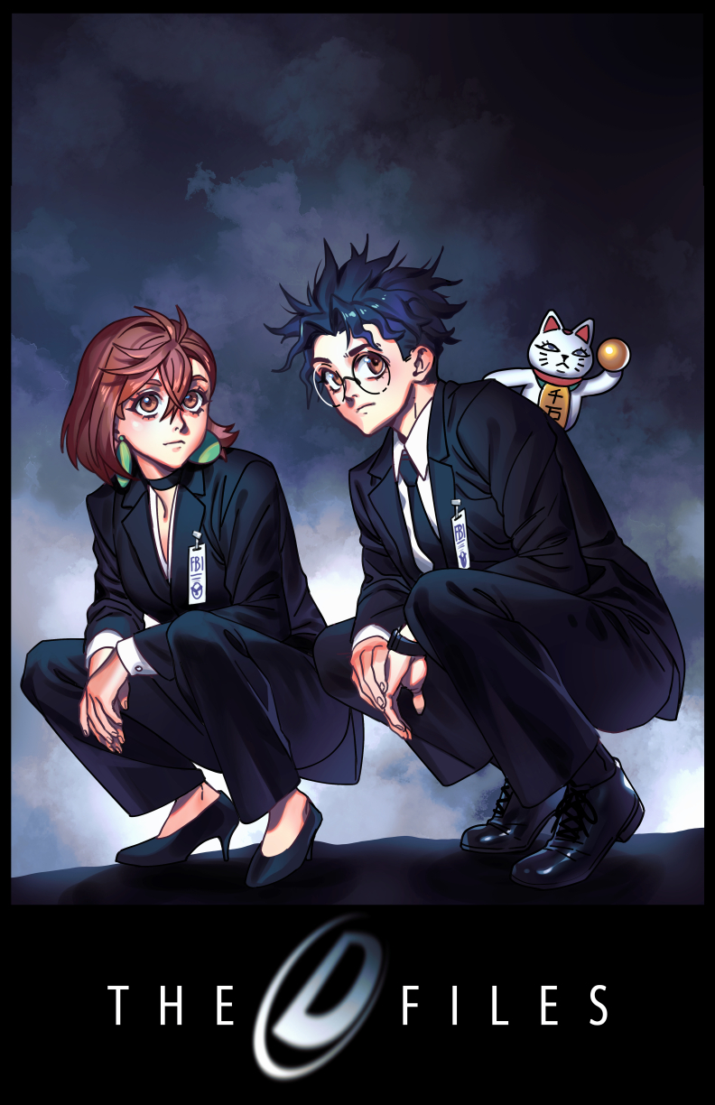 ayase momo, takakura ken, and turbo granny (dandadan and 1 more) drawn by solthrys