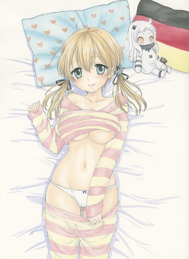 northern ocean princess and prinz eugen (kantai collection) drawn by ozaki_mirai