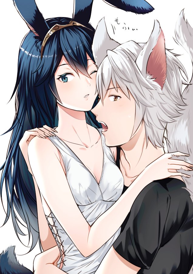 lucina and male robin (fire emblem and 1 more) drawn by ameno_(a_meno0)