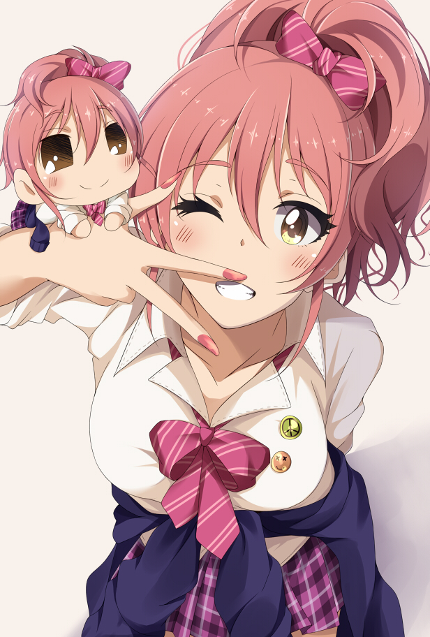jougasaki mika (idolmaster and 2 more) drawn by hitotsuki_nanoka