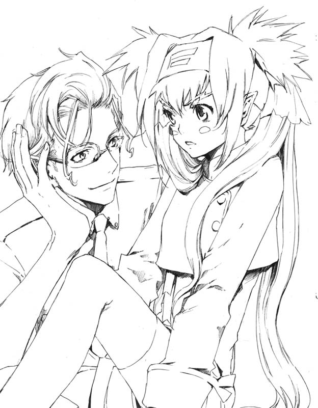klan klein and mikhail buran (macross and 1 more) drawn by saitou
