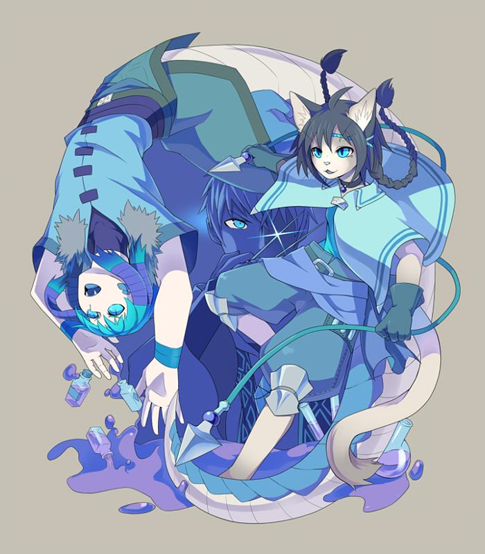 original and 2 more drawn by ketaru