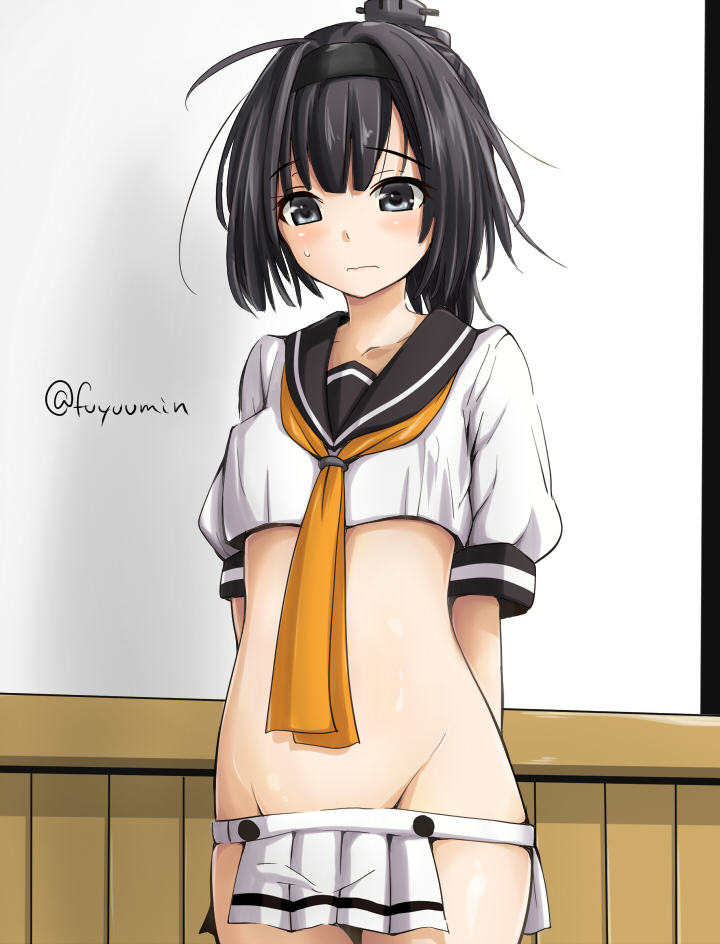 akizuki (kantai collection) drawn by fuyu_mi
