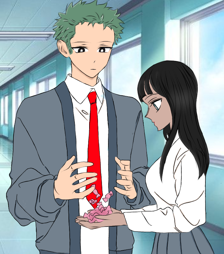 nico robin and roronoa zoro (one piece) drawn by belipoll_(areadana)