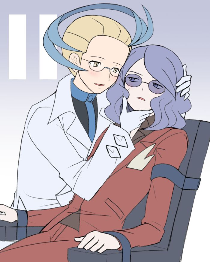colress and lucian (pokemon and 2 more) drawn by akr_(tvfz2233)