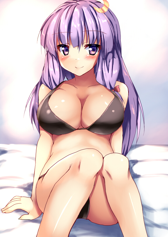 patchouli knowledge (touhou) drawn by ryokushiki_(midori-ya)