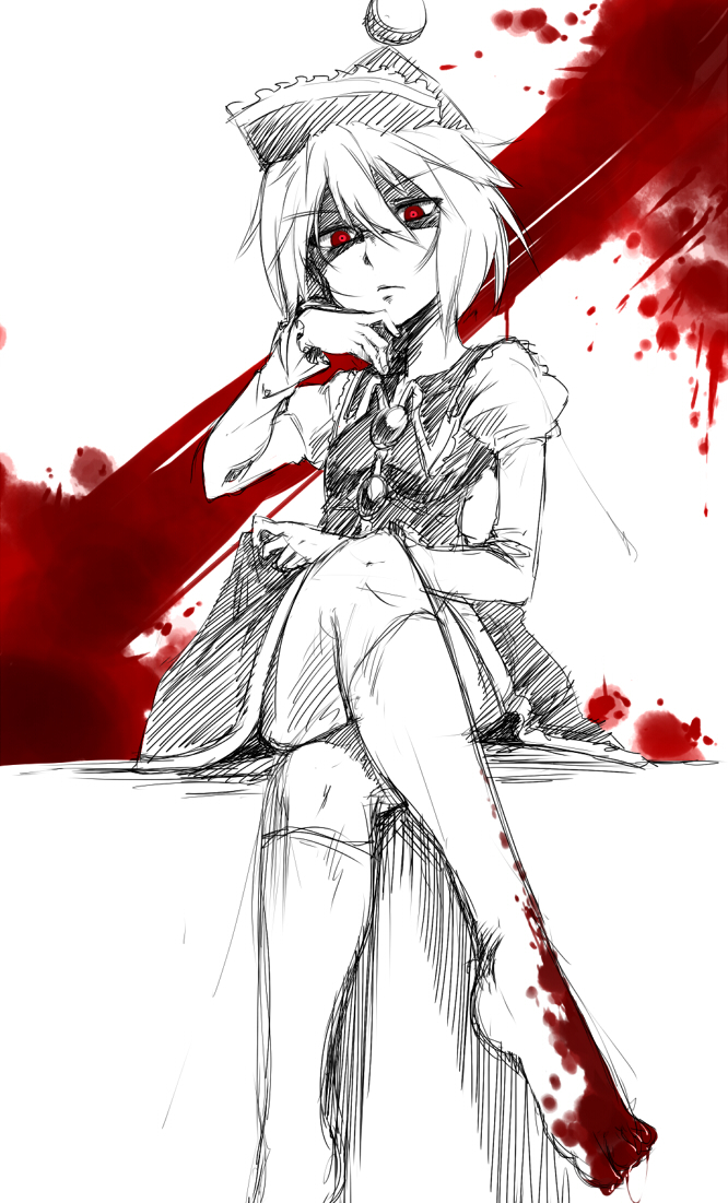 lunasa prismriver (touhou) drawn by harusame_(unmei_no_ikasumi)
