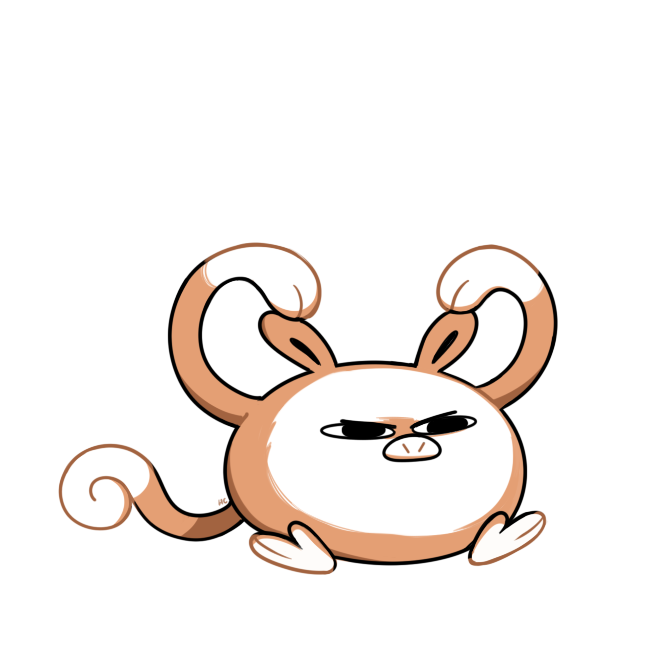 mankey (pokemon and 1 more) drawn by rumwik