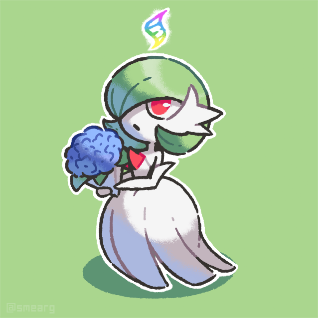 gardevoir and mega gardevoir (pokemon) drawn by smore_(smearg)