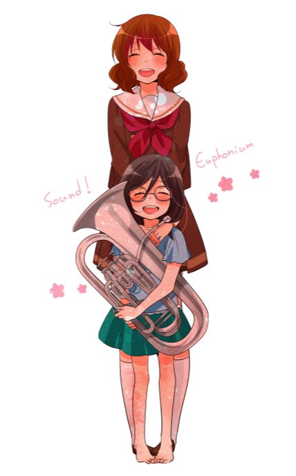 oumae kumiko and tanaka asuka (hibike! euphonium) drawn by asada_nikki