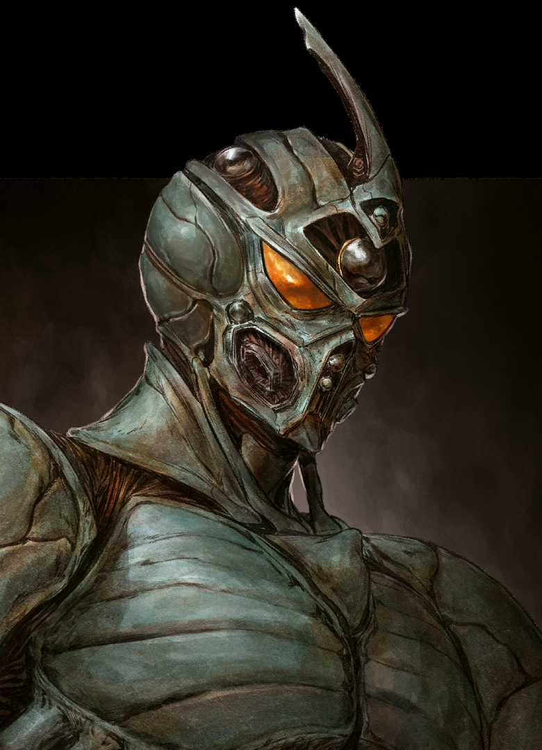 guyver i (kyoushoku soukou guyver) drawn by dave_rapoza | Danbooru