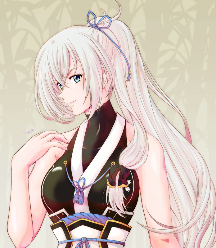 shizuna rem misurugi (eiyuu densetsu and 2 more) drawn by xiacheng_tatsuya