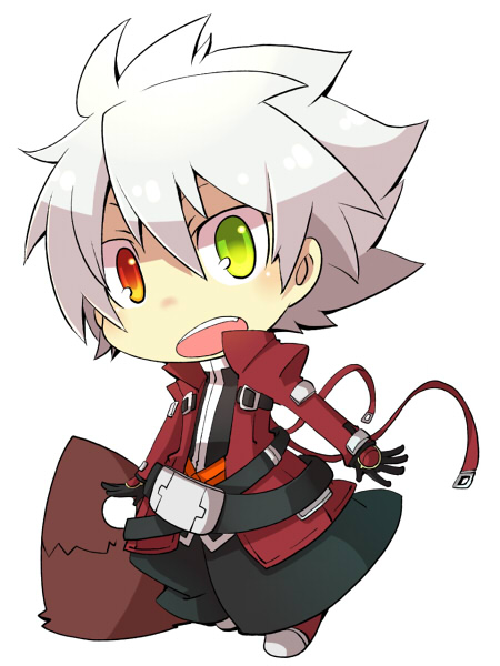 ragna the bloodedge and dead spike (blazblue) drawn by kuro_yuzu