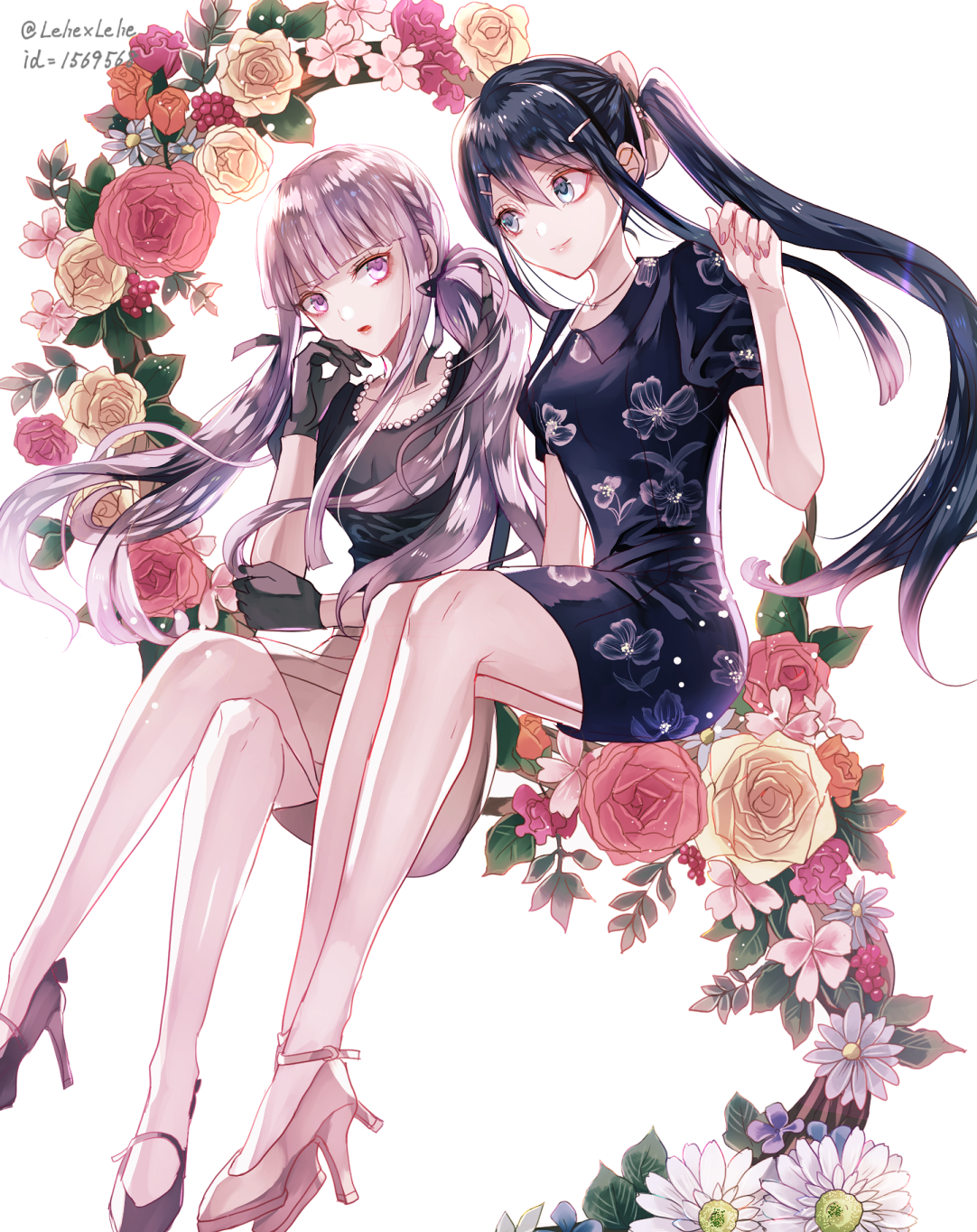 Kirigiri Kyouko And Maizono Sayaka Danganronpa And 1 More Drawn By Z Epto Chat Noir86 Danbooru