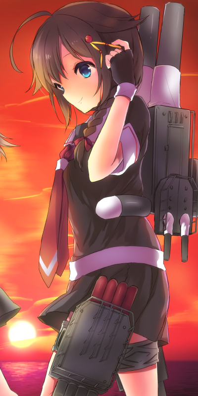 shigure and shigure kai ni (kantai collection) drawn by hariko