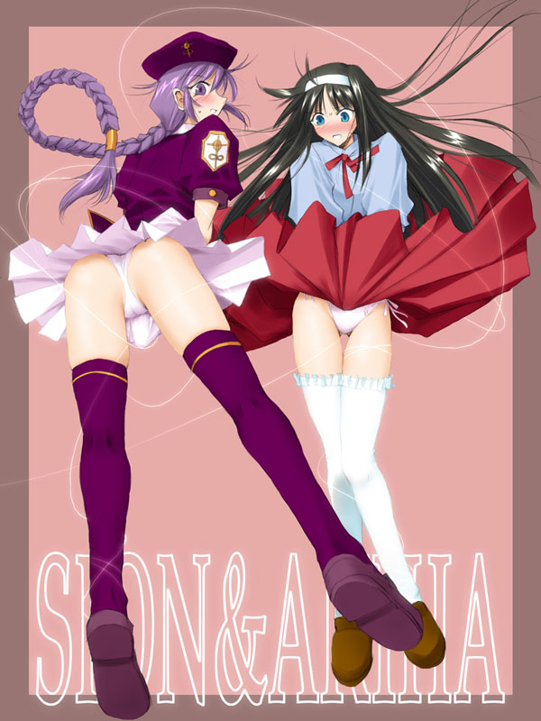 tohno akiha, sion eltnam, and sion eltnam atlasia (tsukihime) drawn by pin.x
