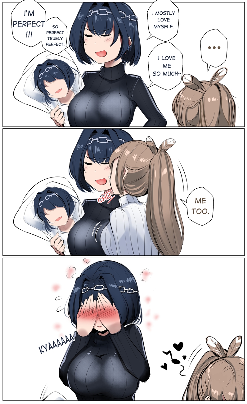 ouro kronii and nanashi mumei (hololive and 1 more) drawn by meow7tail