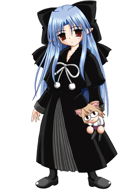 len and neco-arc (tsukihime and 1 more)