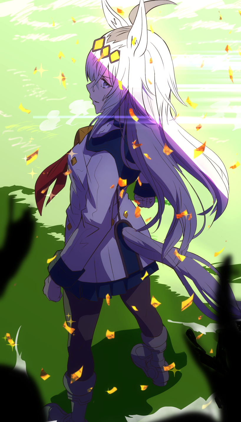oguri cap (umamusume and 1 more) drawn by snfa