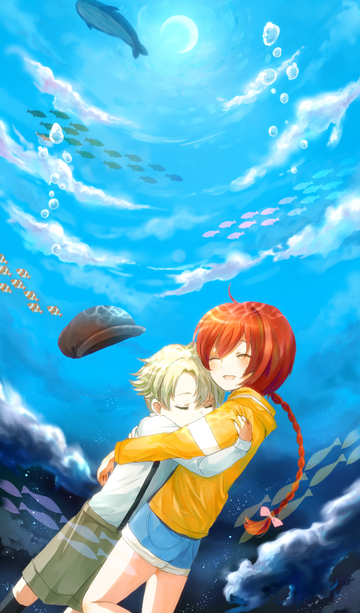 suou pavlichenko and july (darker than black) drawn by nuka_(nukamochi)