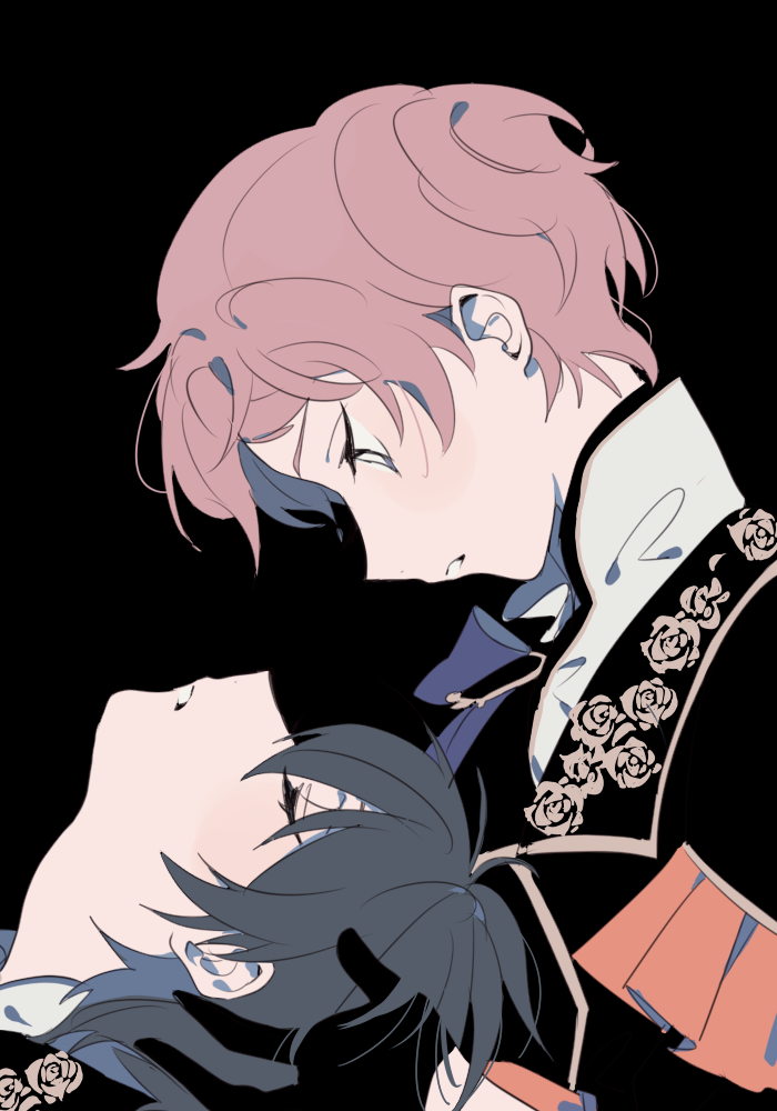 kagehira mika and itsuki shu (ensemble stars!) drawn by roneco